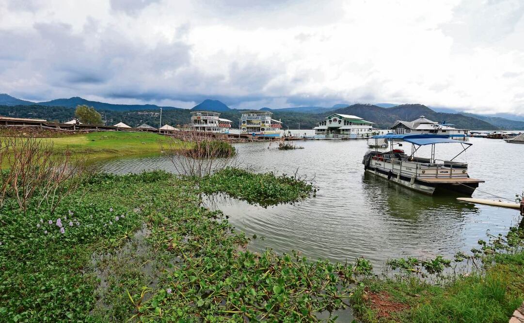 La presa de Valle de Bravo registra 288.46 millones de metros cúbicos, 73.1% de su capacidad. Foto: Alejandro Vargas / EL UNIVERSAL