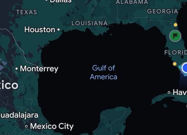 Cámara de Representantes aprueba iniciativa para convertir en ley la orden que rebautiza el Golfo de México como Golfo de América