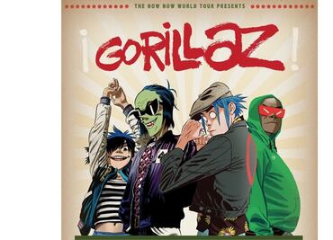 Gorillaz estará en la Ciudad de México en octubre