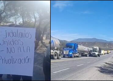 Anuncian suspensión de carretera de cuota en Tamaulipas; campesinos continúan con bloqueo