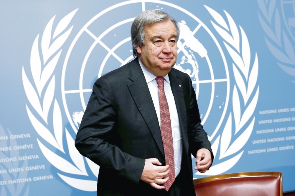 El Consejo de Seguridad de Naciones Unidas acordó ayer recomendar a António Guterres para que sea el próximo secretario general de la ONU (DENIS BALIBOUSE.REUTERS)