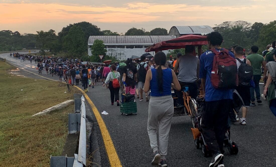 Caravana migrante. Foto: María de Jesús Peters/EL UNIVERSAL