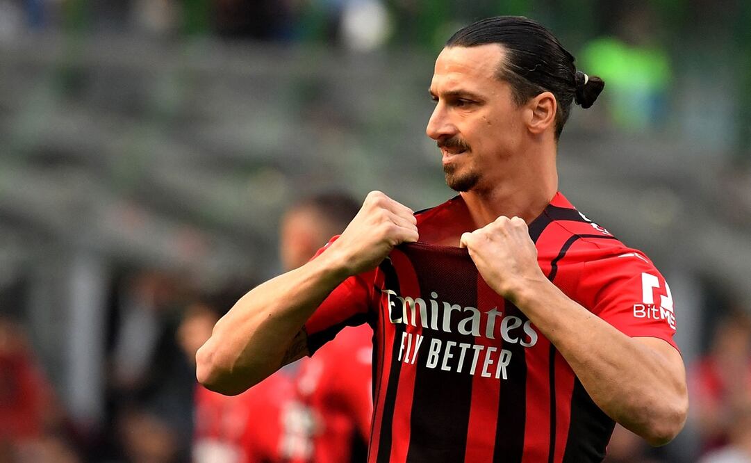 Zlatan Ibrahimovic con el AC Milan - FOTO: AFP