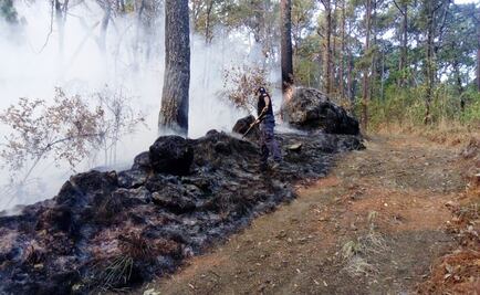 Provoca contingencia ambiental, incendio en Parque Nacional de Uruapan, Michoacán