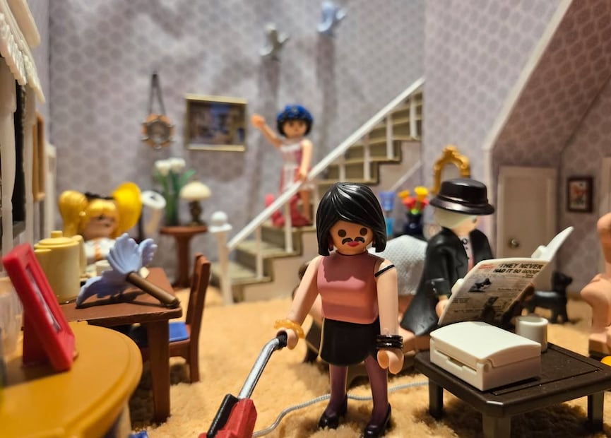 Esta expo de Playmobil recrea escenarios de distintas épocas. Foto: Instagram @museodeelcarmen