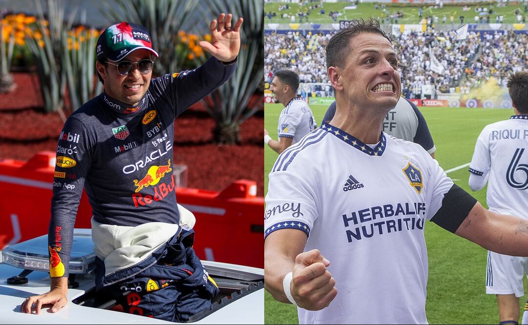 Checo Pérez y Javier Hernández son dos de los deportistas más representativos de Jalisco - FOTO: Especial