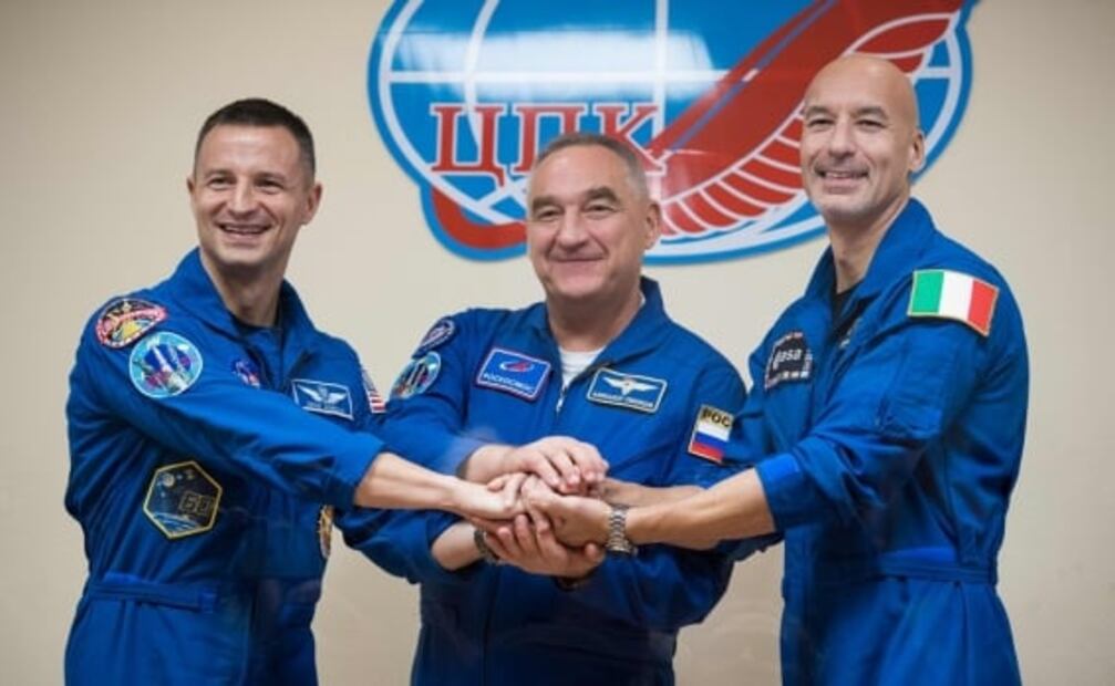 Nave Soyuz arriba a Estación Espacial en 50 aniversario de llegada a la Luna