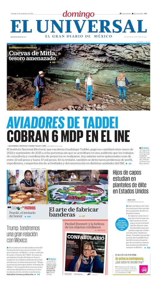 Portada impresa del 13 de septiembre de 2026