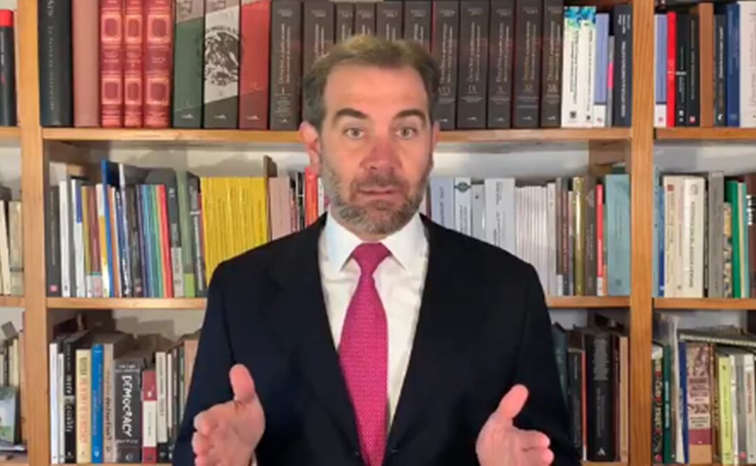 Lorenzo Córdova, presidete del INE. Foto: Captura de pantalla