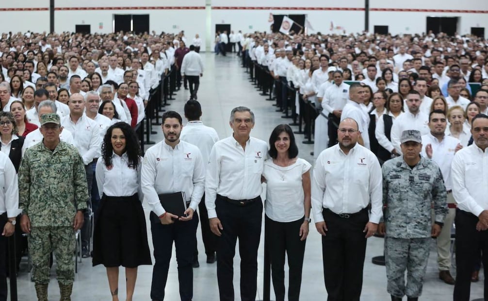 Américo Villareal celebra relación con empresarios de Tamaulipas (28/04/2025). Foto: Especial