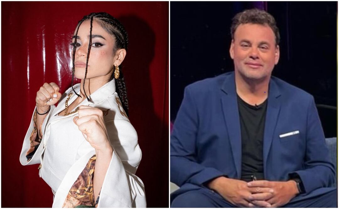 La streamer mexicana, reaccionó de manera épica a las recientes críticas del periodista. Fotos: Redes Sociales