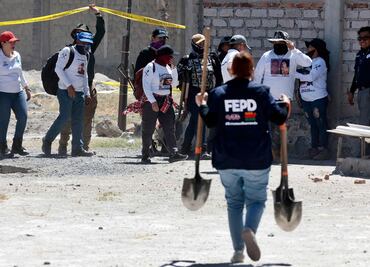 Colectivo denuncia "indolencia y negligencia" durante visita al Rancho Izaguirre; abandonan a madres buscadoras tras ir al baño