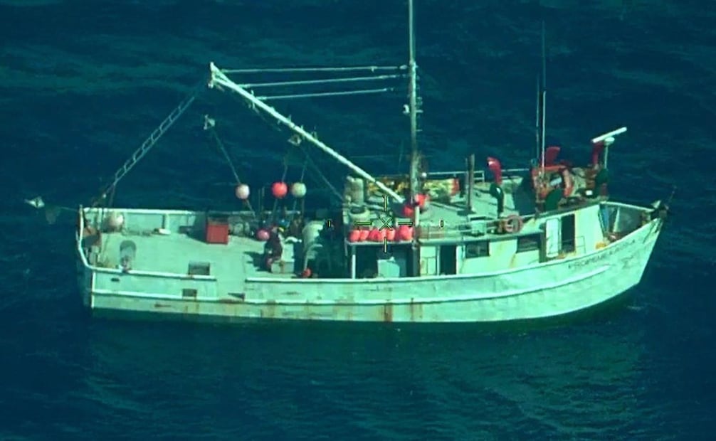 Semar en coordinación con la Guardia Costera de Estados Unidos asegura 188 bultos con toneladas de cocaína. Foto: Especial