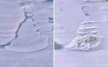 Desaparece repentinamente un lago antártico