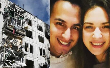 Ante alarmas por bombardeo, mexicano huye de Kiev con su esposa embarazada