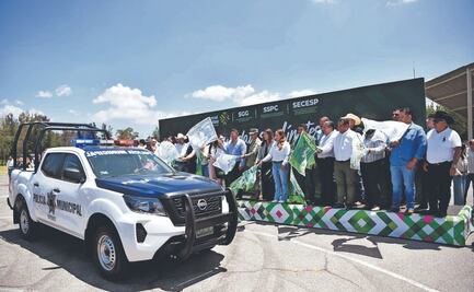 Entregan unidades para fortalecer la seguridad