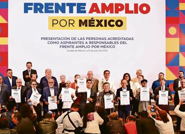 Logran meta de firmas 4 aspirantes opositores