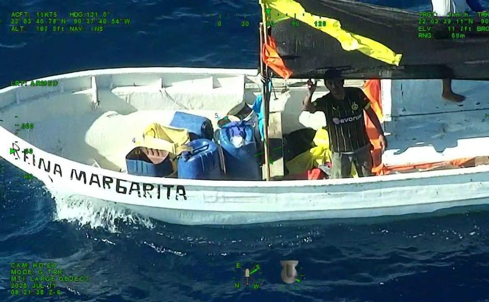 Los tripulantes viajaban en la embarcación "Reyna Margarita" (11/07/2025). Foto: Especial
