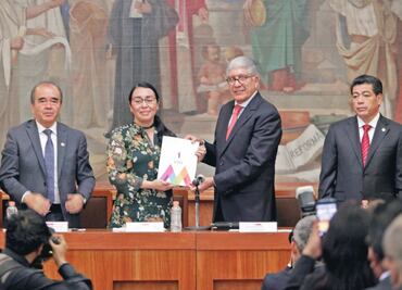 Entregan el primer informe de Del Mazo