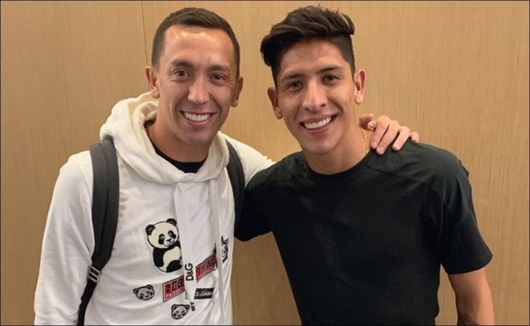 Agustín Marchesín y Edson Álvarez. Foto: Twitter