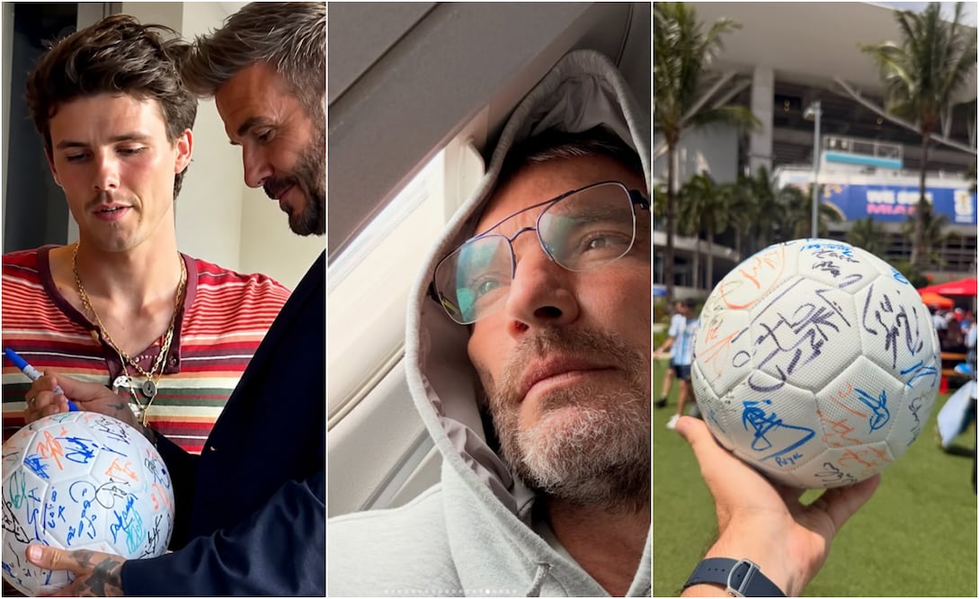 Julián Gil y su objetivo durante el transcurso de la Copa Mundial 2w026; obtener los autógrafos de figuras emblemáticas del fútbol.
Fotos: Instagram, vía @juliangil & @lapelotadelmundial