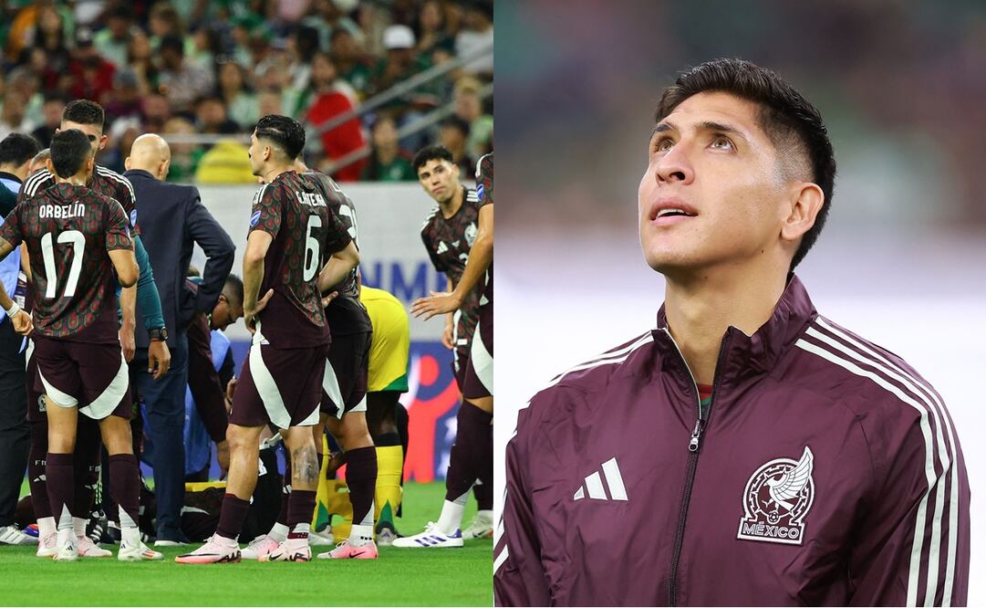 Edson Álvarez durante el debut de México en la Copa América 2024 - Fotos: AFP