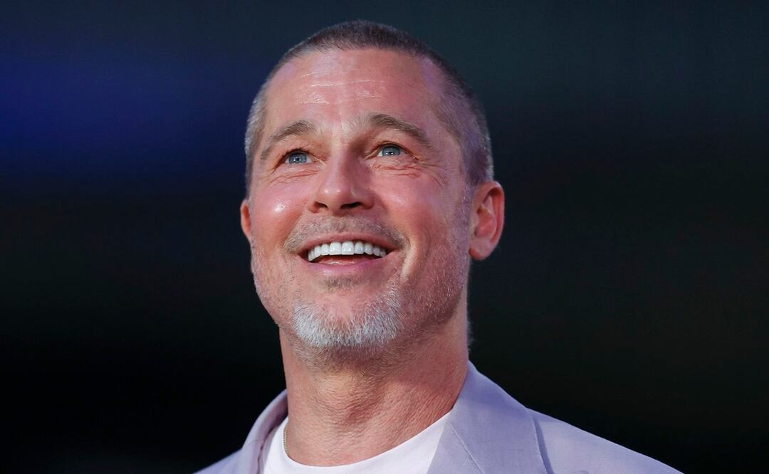 Brad Pitt en su visita a México para promocionar el filme "F1". Foto: EFE / Sáshenka Gutiérrez