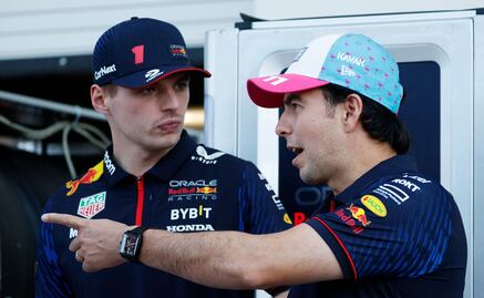 Se sincera Checo Pérez sobre Max Verstappen: "Ser compañero de Max es probablemente lo más difícil"