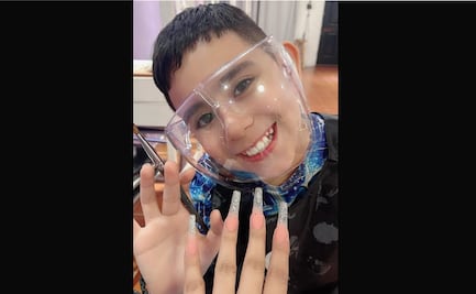 "Poner uñas no me hace menos niño": Gabriel de 9 años denuncia críticas machistas por su trabajo