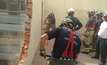 Comienza demolición de una parte del colegio Rébsamen 