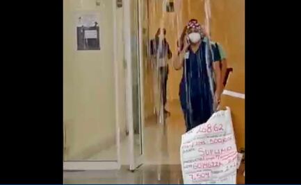 Colapsan tuberías en hospital del IMSS en Puebla: VIDEO