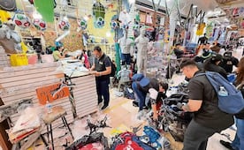 Aseguran 65 mil 934 piezas de mercancía pirata en el CH