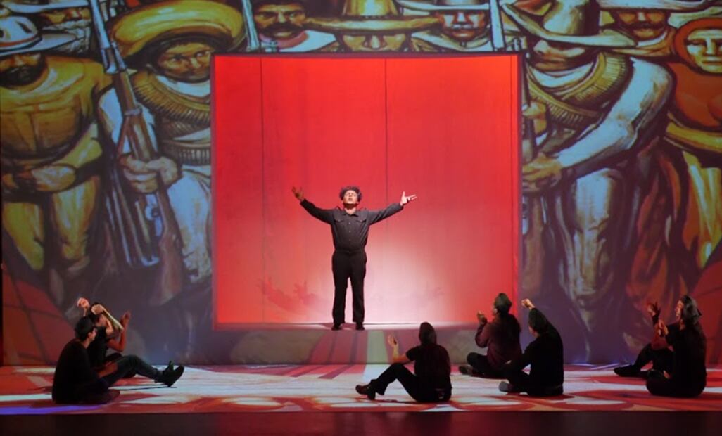 "La marcha de Siqueiros". Foto: Teatros CDMX