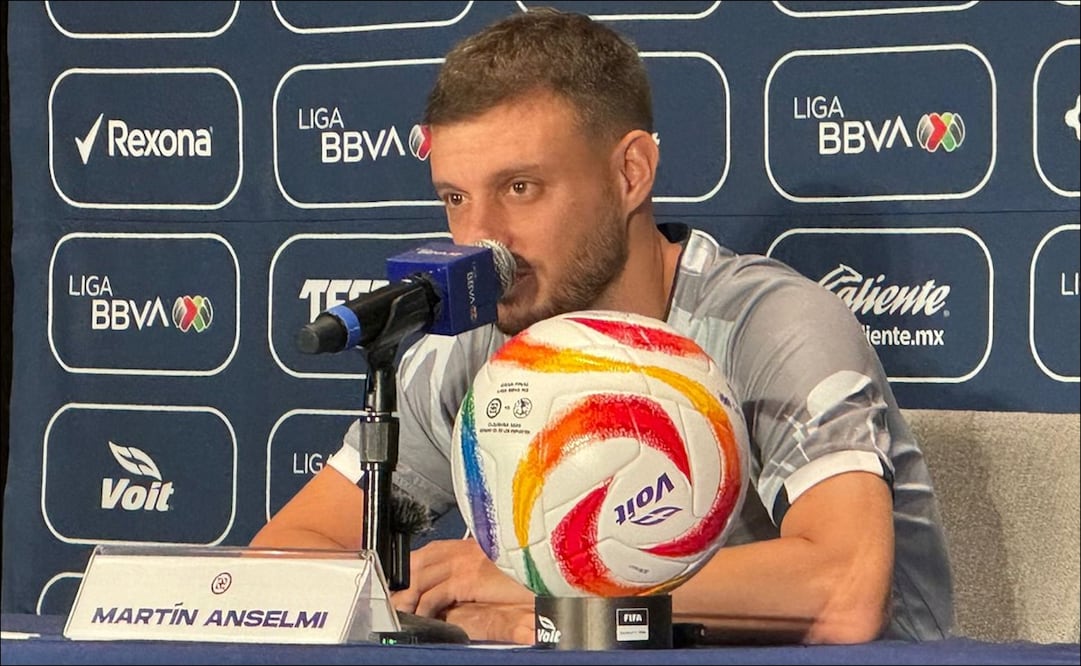 Martín Anselmi en el día de medios de la final de la Liga MX - Foto: Edgar Enríquez / EL UNIVERSAL