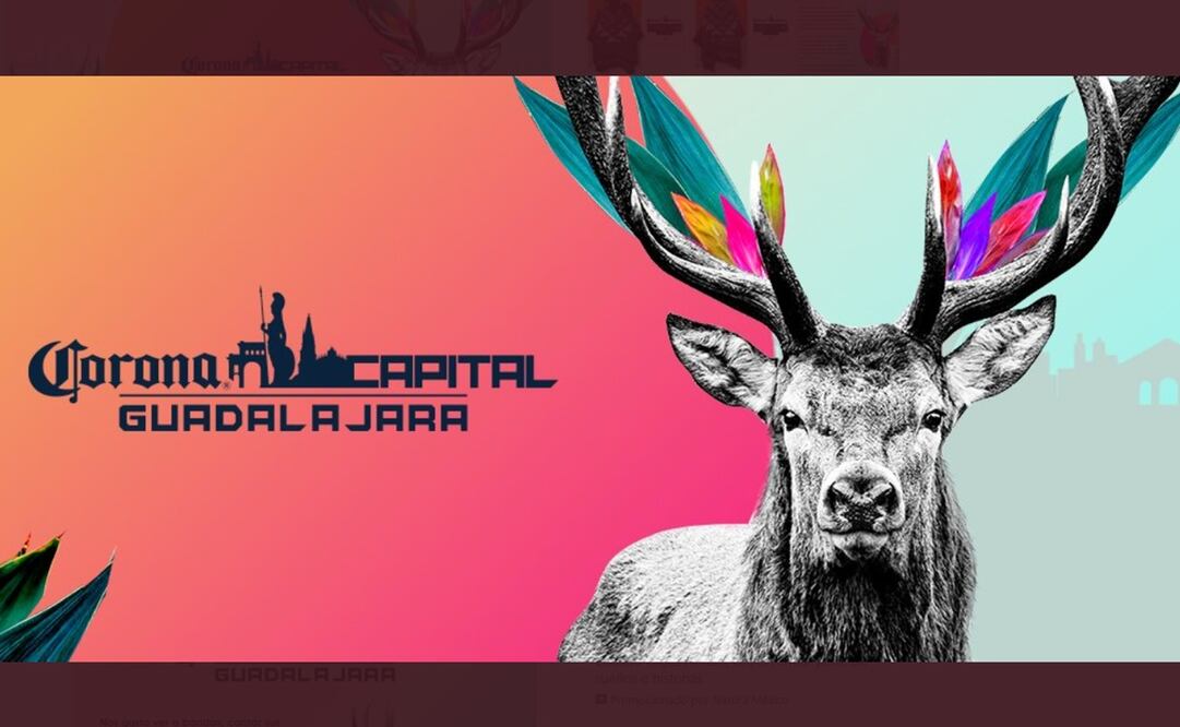 Corona Capital Guadalajara 2021. Foto: Captura Twitter