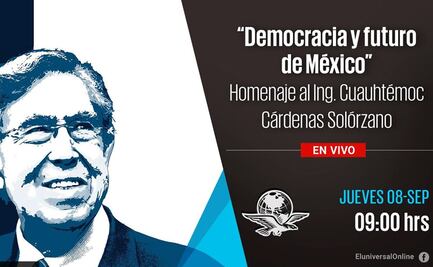 Sigue en vivo el homenaje a Cuauhtémoc Cárdenas