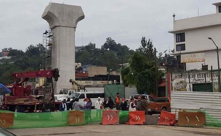 Vecinos de Álvaro Obregón mantienen plantón por obras de Tren Interurbano México-Toluca