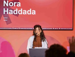 Nora Haddada inaugura Feria del Libro de Fráncfort
