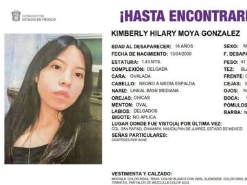 Vinculan a proceso a imputados por desaparición Kimberly Moya en el Edomex
