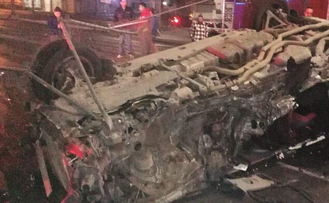 Así quedó el vehículo en el que viajaba Igor Itzsvan Flores. (IMAGO7)