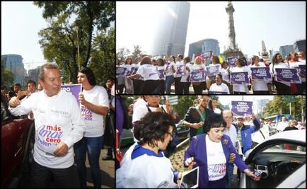 March on Reforma Avenue against violence against women