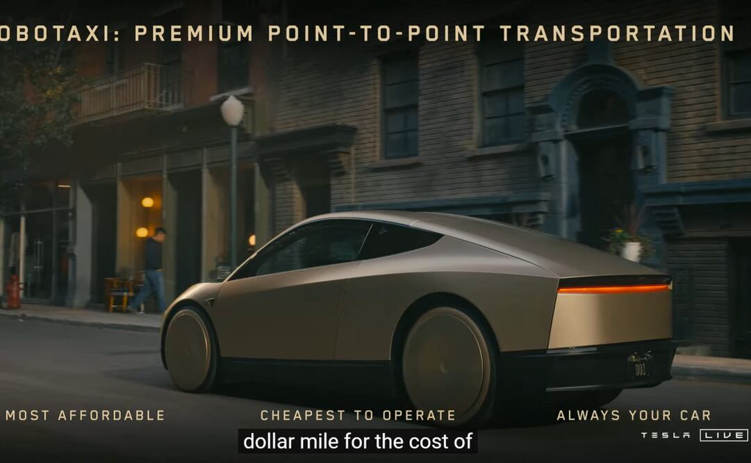 Este vehículo autónomo, sin volante ni pedales, busca alcanzar la autonomía de nivel 5, permitiendo su operación totalmente independiente. Foto: Tesla