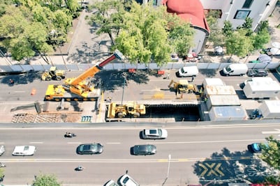 Túneles de Salto del Agua hacia Balderas, zonas estratégicas para obras de Línea 1 del Metro