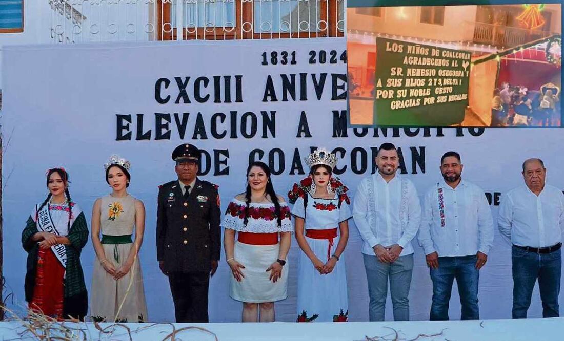 La Fiscalía General de la República investiga a “todos los involucrados” en el caso del homenaje que autoridades del municipio de Coalcomán, encabezado por la emecista Anavel Ávila Castrejón. Fotos: Especial