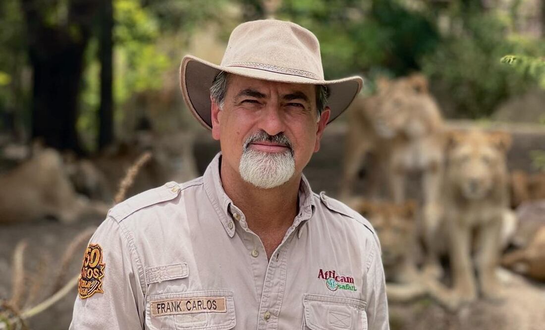 Frank Carlos Camacho continuó con la misión de su padre en Africam Safari. Foto: Instagram