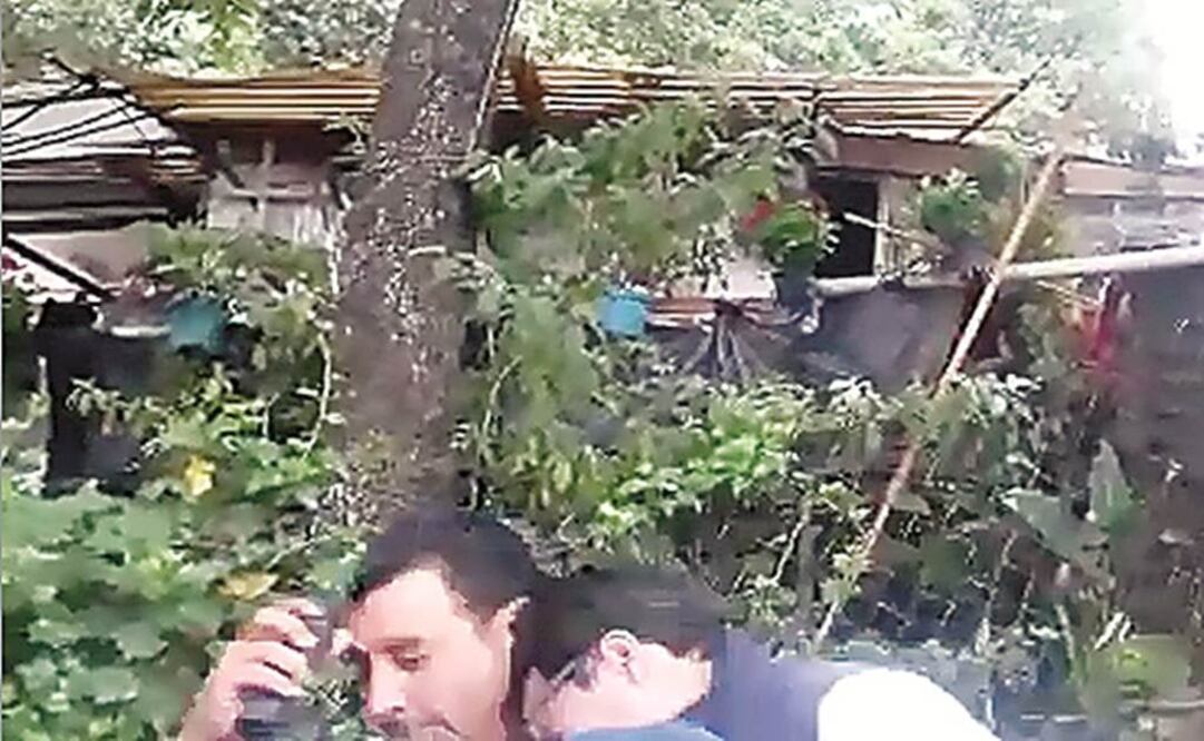 En un video se ve a Fernando Zárate golpear a José Antonio Cuellar, jefe de la Unidad Departamental de Regularización y Tenencia de la Tierra