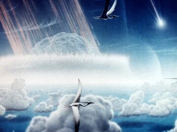 Tsunami de 1500 metros, provocado por asteroide que acabó con dinosaurios