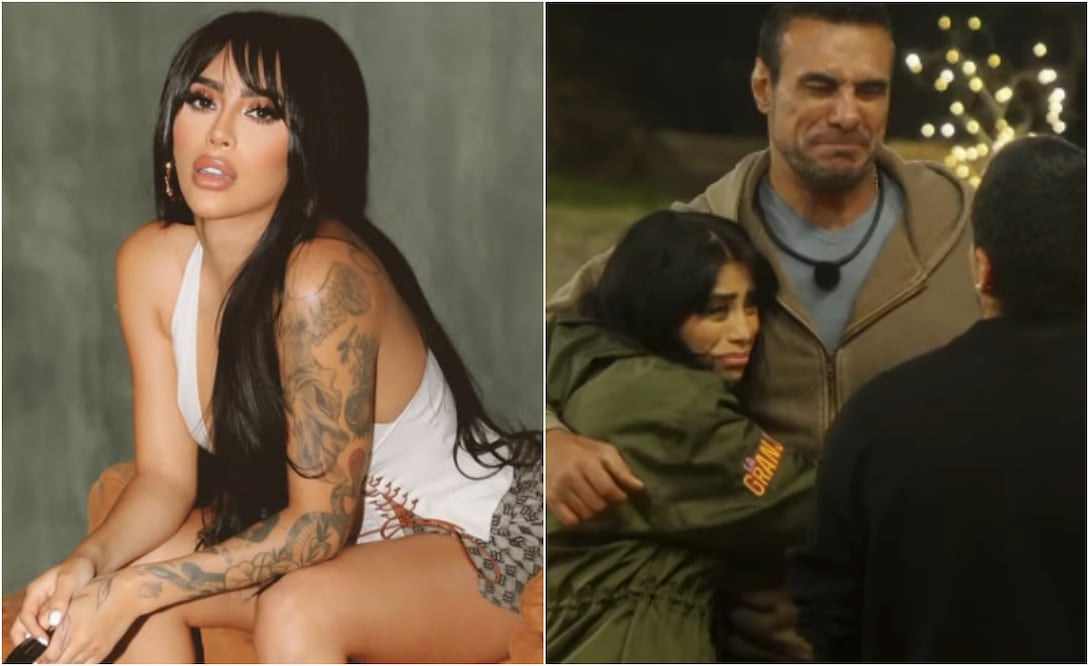 Kim Shantal y "el Patrón" fueron compañeros en "La granja VIP".
Fotos: Instagram, vía @jorge_pv y @lagranjavipmx