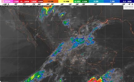 Prevén lluvias y fuertes vientos en casi todo el territorio nacional
