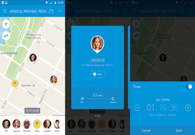 Line Here, comparte tu ubicación a tiempo real